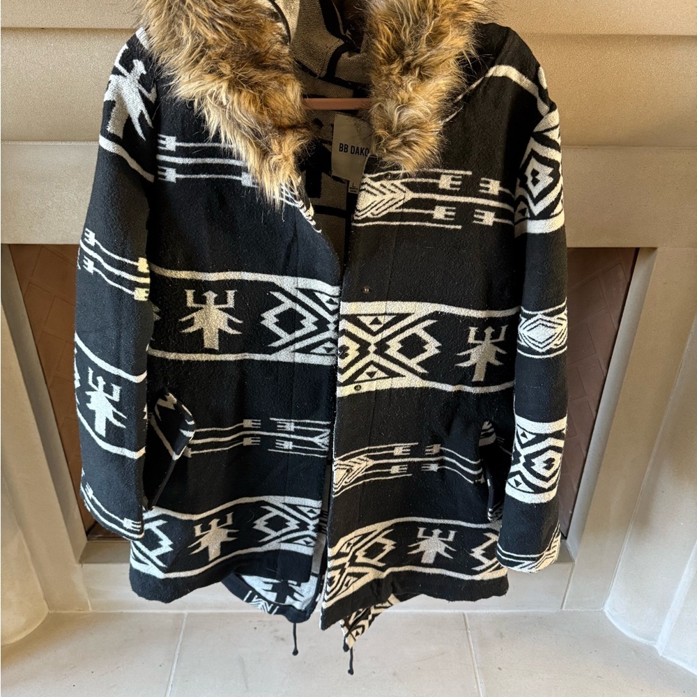 BB Dakota Monochrome Tribal Jacket